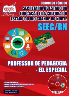 Secretaria de Estado da Educação e da Cultura / RN (SEEC/RN)-PROFESSOR DE PEDAGOGIA - ED. ESPECIAL